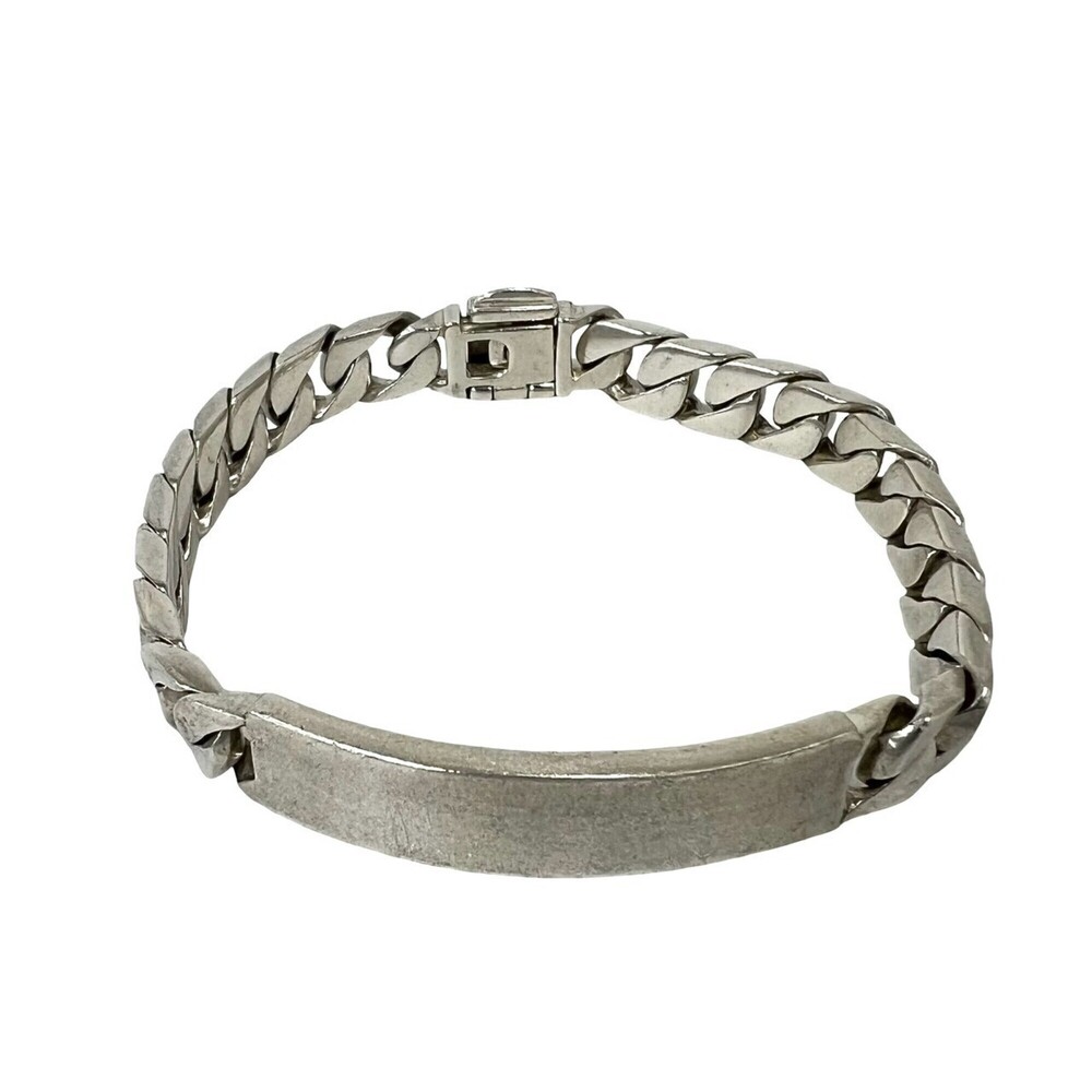 TIFFANY&Co. Tiffany Vintage ID Bracelet, Sterling Silver 925, Men's Accessory...